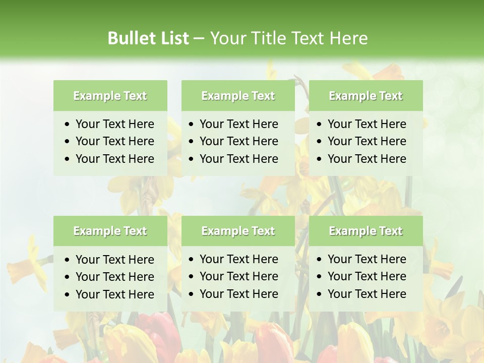 Gras Tradition Ostergru PowerPoint Template