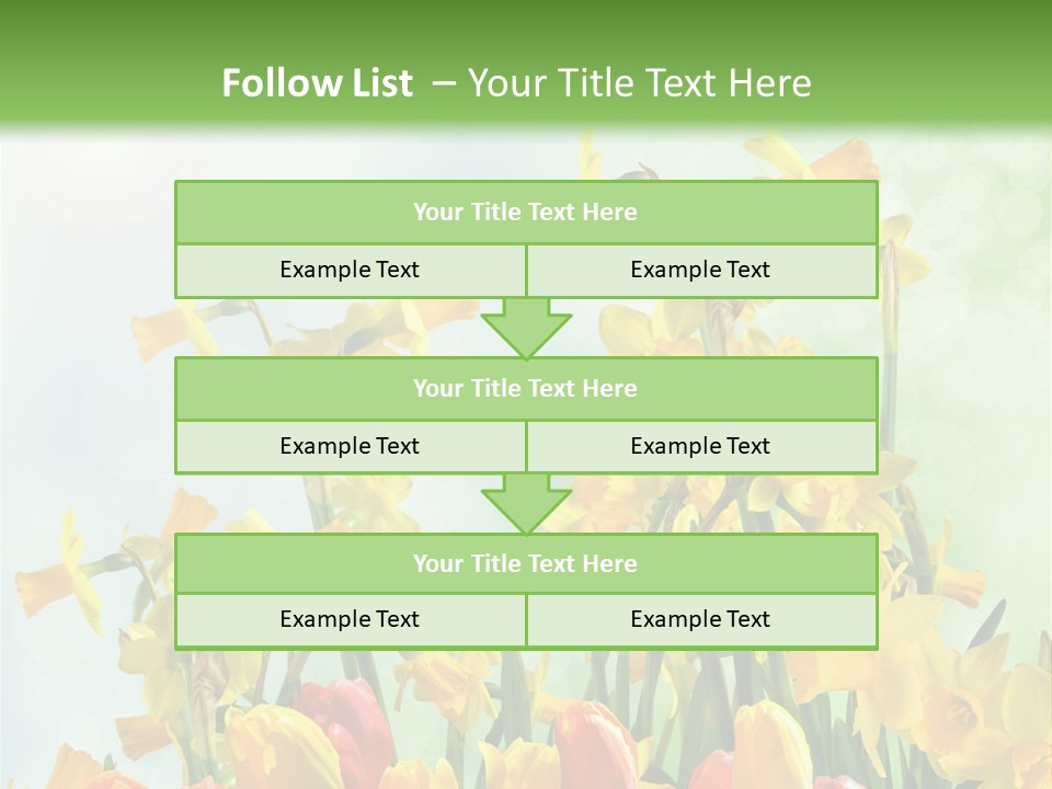 Gras Tradition Ostergru PowerPoint Template
