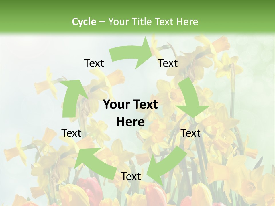 Gras Tradition Ostergru PowerPoint Template