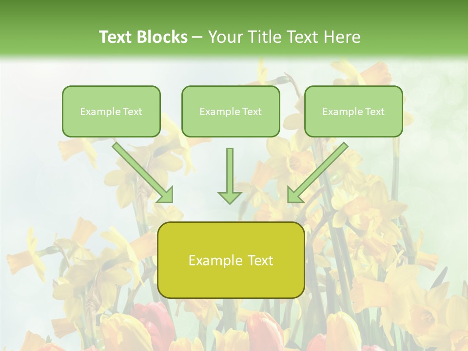Gras Tradition Ostergru PowerPoint Template