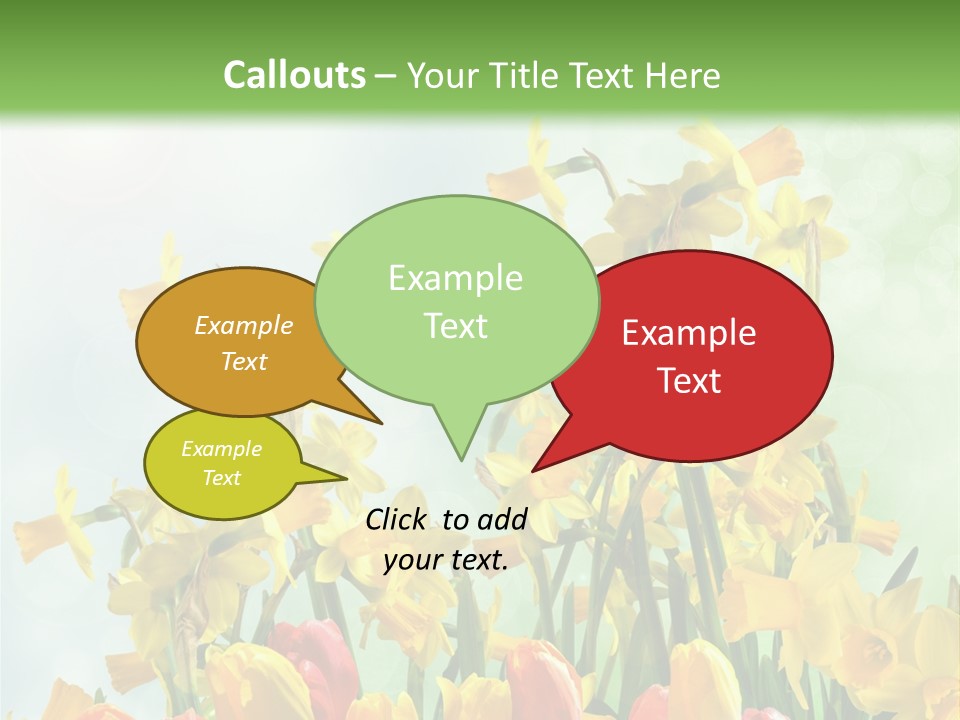 Gras Tradition Ostergru PowerPoint Template