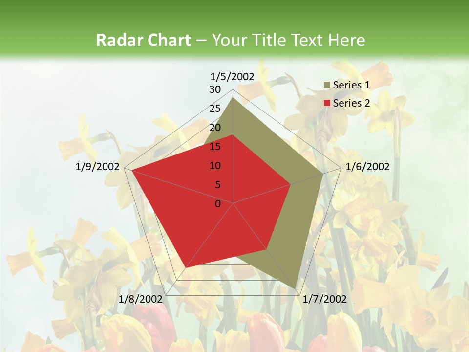 Gras Tradition Ostergru PowerPoint Template