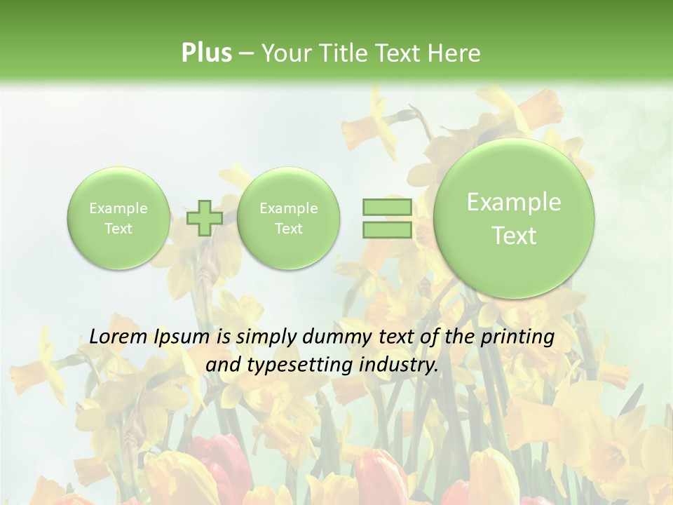 Gras Tradition Ostergru PowerPoint Template