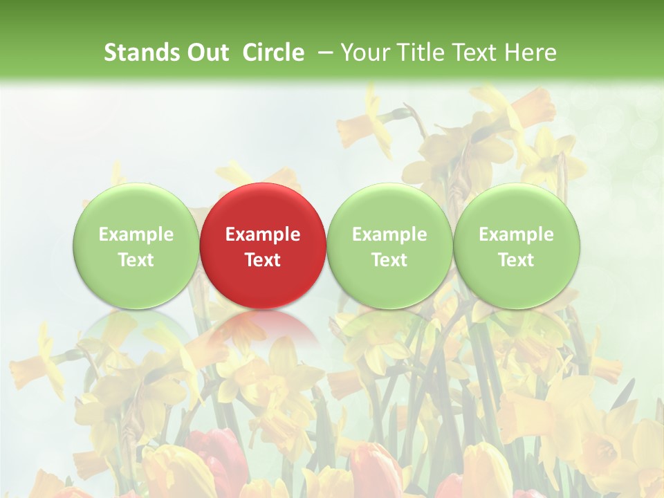 Gras Tradition Ostergru PowerPoint Template