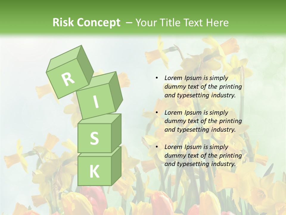 Gras Tradition Ostergru PowerPoint Template