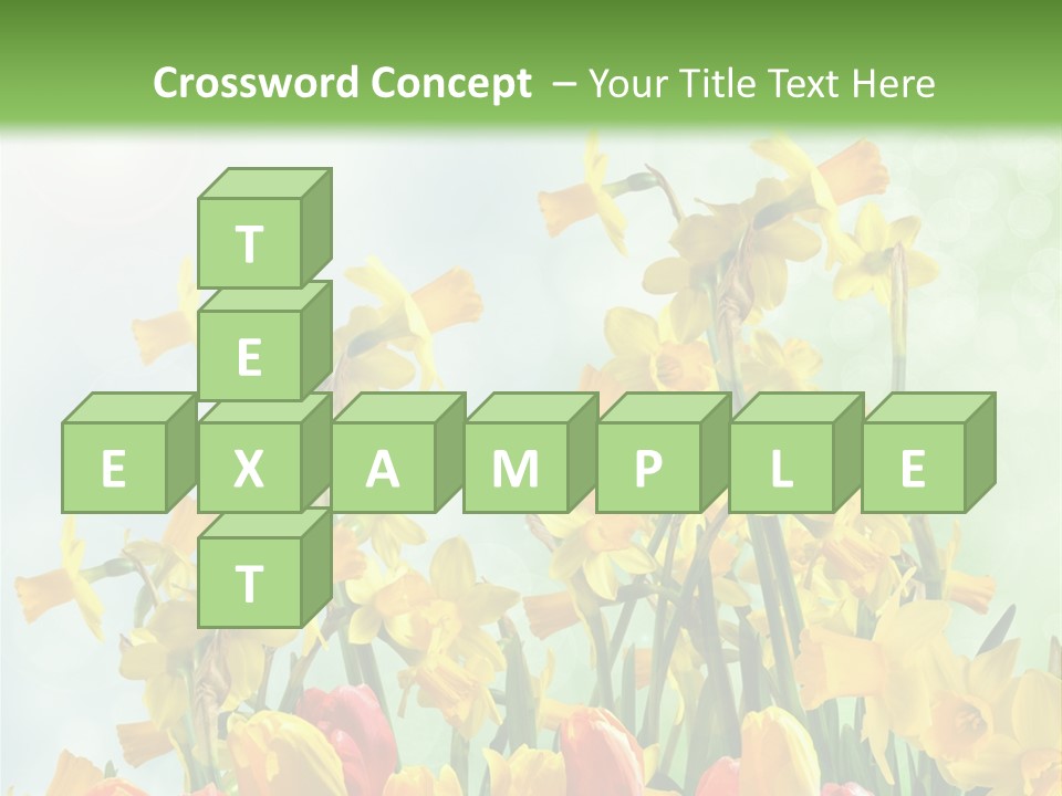 Gras Tradition Ostergru PowerPoint Template