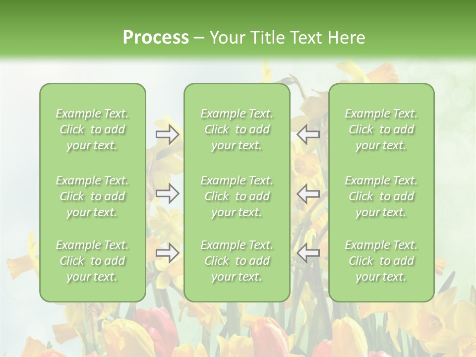 Gras Tradition Ostergru PowerPoint Template