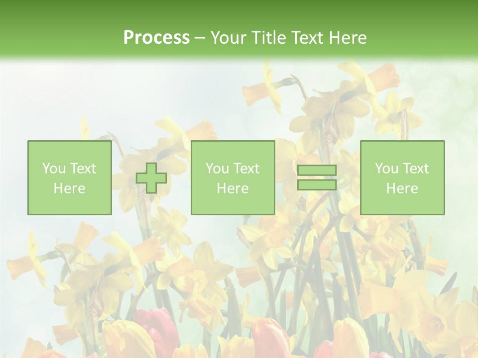 Gras Tradition Ostergru PowerPoint Template