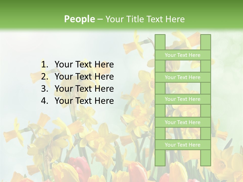 Gras Tradition Ostergru PowerPoint Template