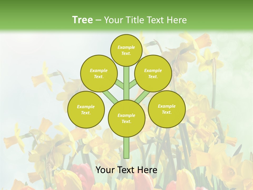 Gras Tradition Ostergru PowerPoint Template