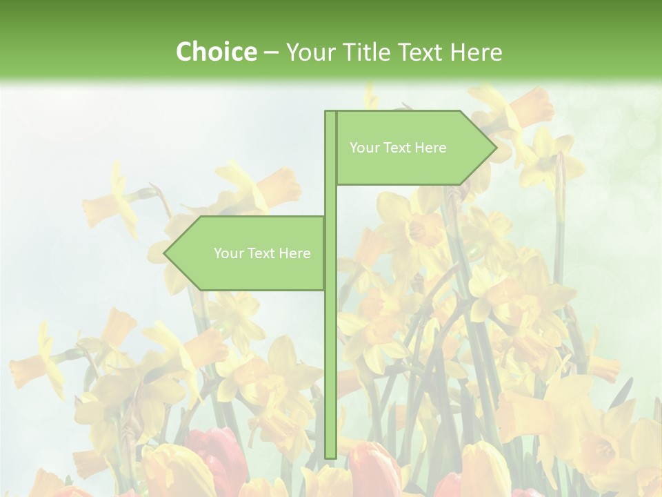 Gras Tradition Ostergru PowerPoint Template