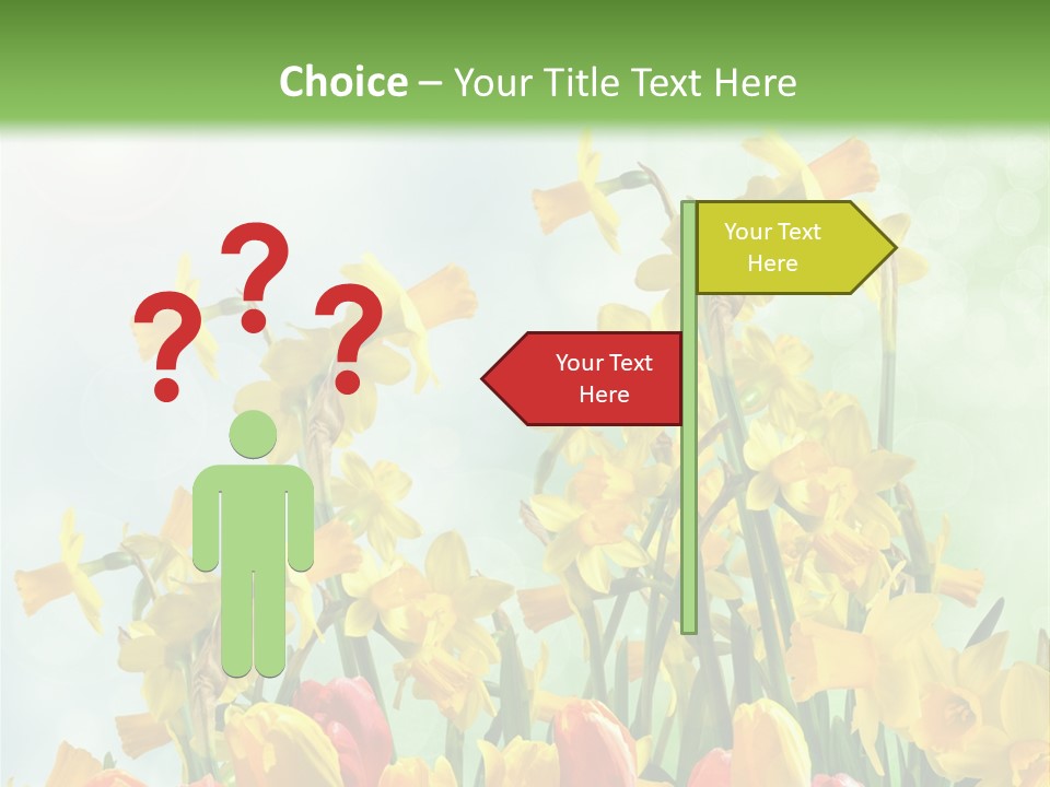 Gras Tradition Ostergru PowerPoint Template