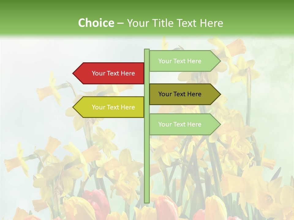 Gras Tradition Ostergru PowerPoint Template