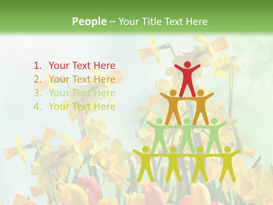 Gras Tradition Ostergru PowerPoint Template