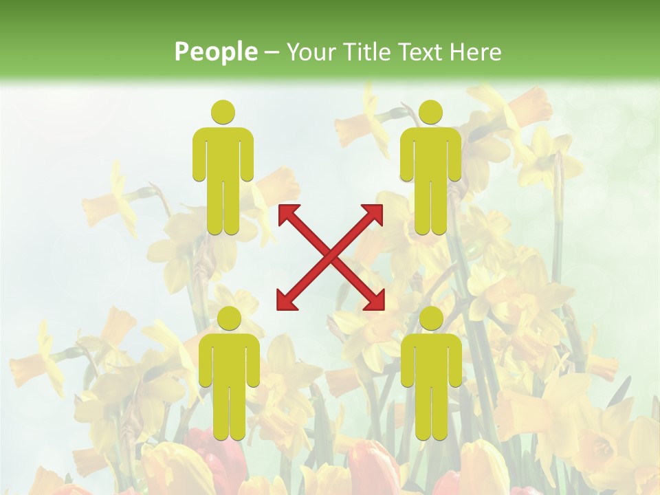 Gras Tradition Ostergru PowerPoint Template