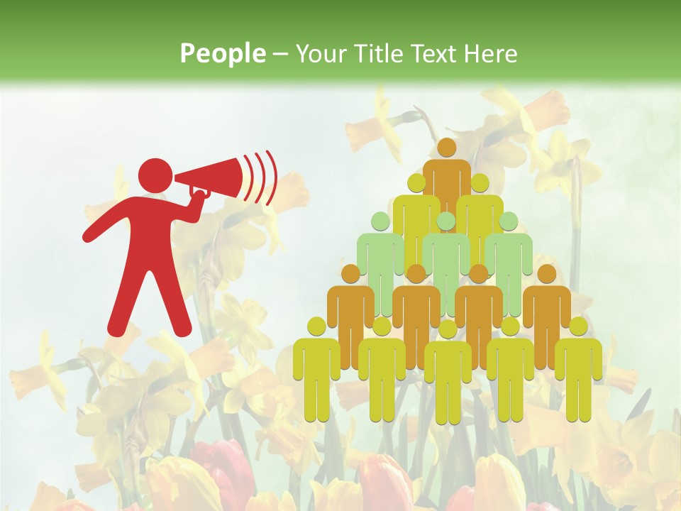 Gras Tradition Ostergru PowerPoint Template