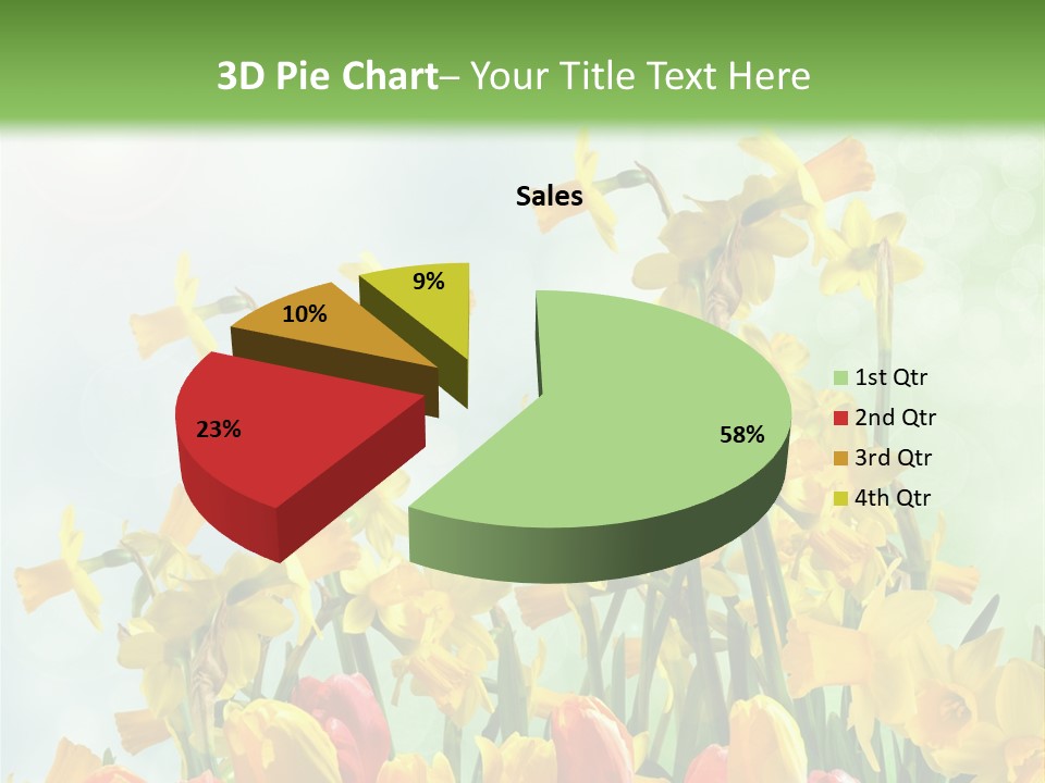 Gras Tradition Ostergru PowerPoint Template