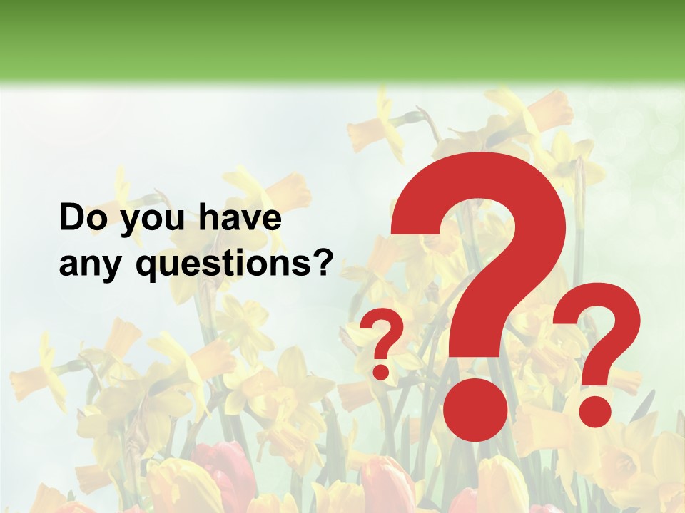 Gras Tradition Ostergru PowerPoint Template