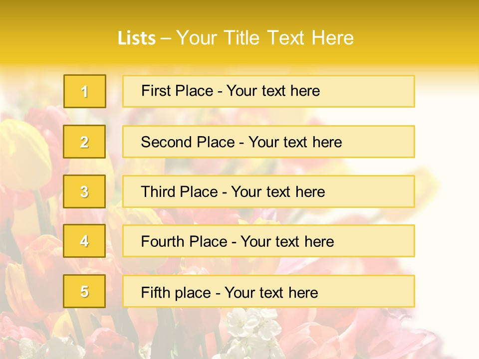 Osterhase Bemalt Ostergru PowerPoint Template