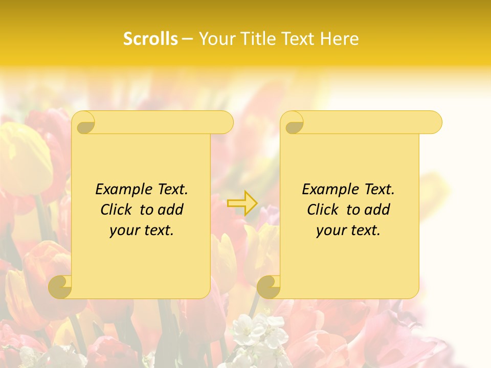 Osterhase Bemalt Ostergru PowerPoint Template