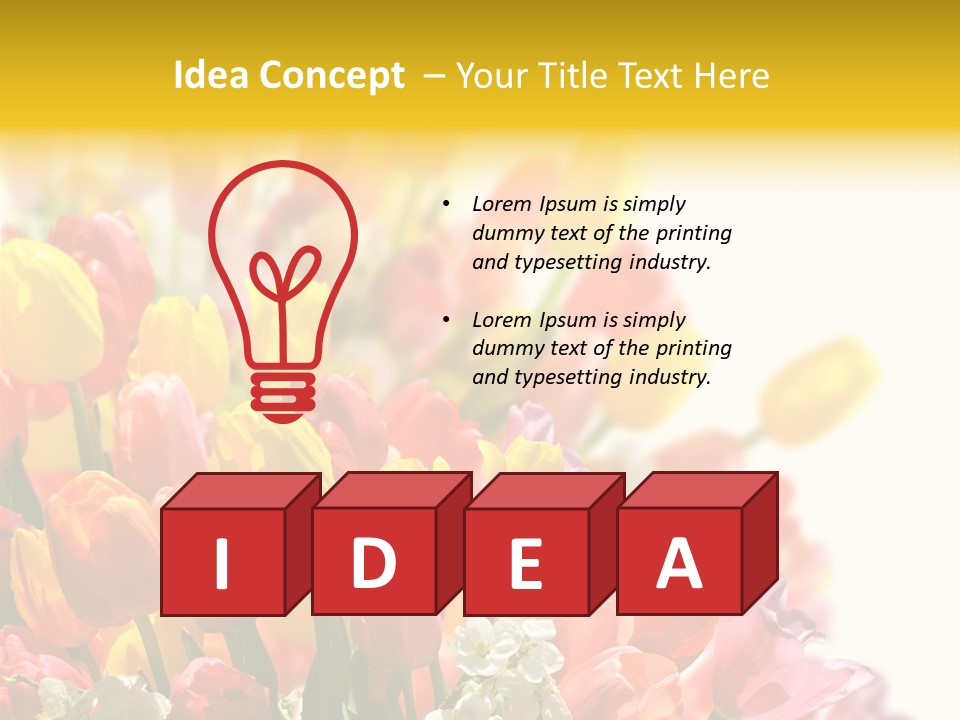 Osterhase Bemalt Ostergru PowerPoint Template