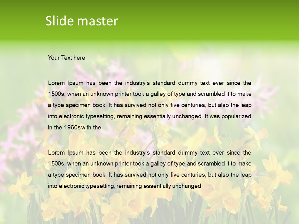 Duft Brauchtum Jubil PowerPoint Template