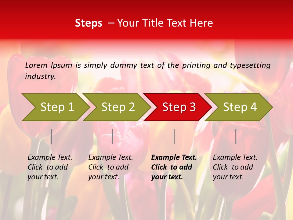 Color Multicolored Springtime PowerPoint Template