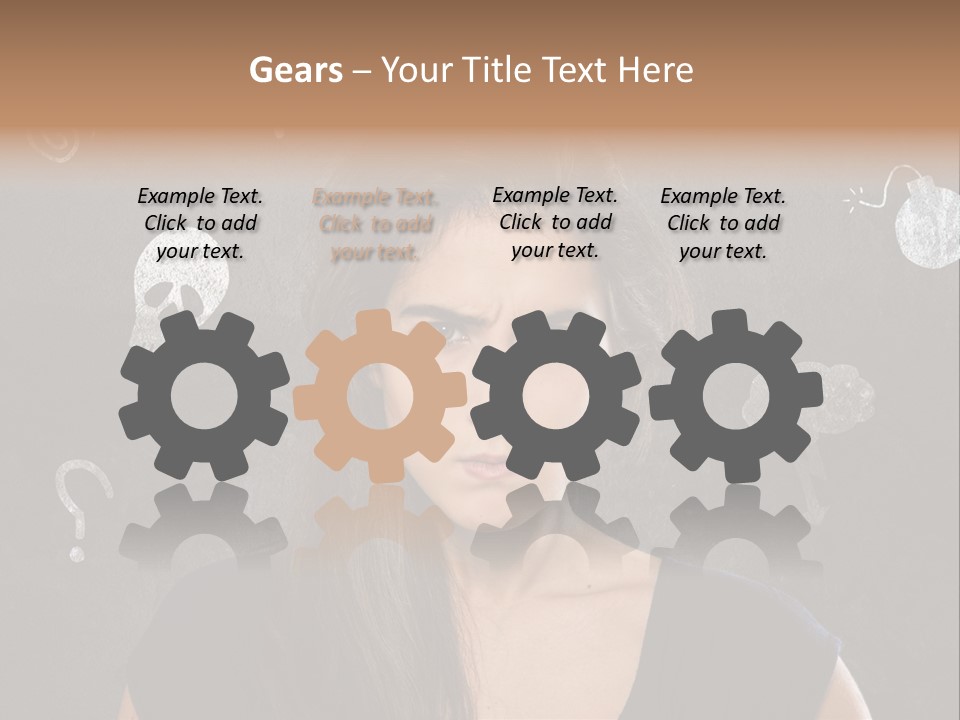 Stimmungsschwankungen Konflikt Weiblich PowerPoint Template