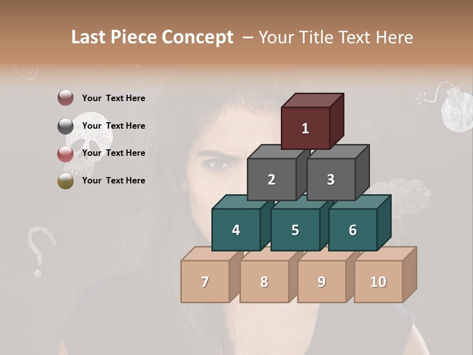 Stimmungsschwankungen Konflikt Weiblich PowerPoint Template