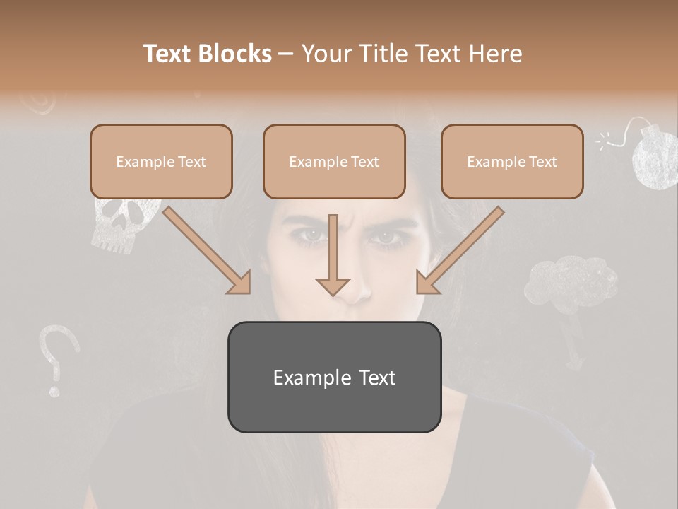 Stimmungsschwankungen Konflikt Weiblich PowerPoint Template