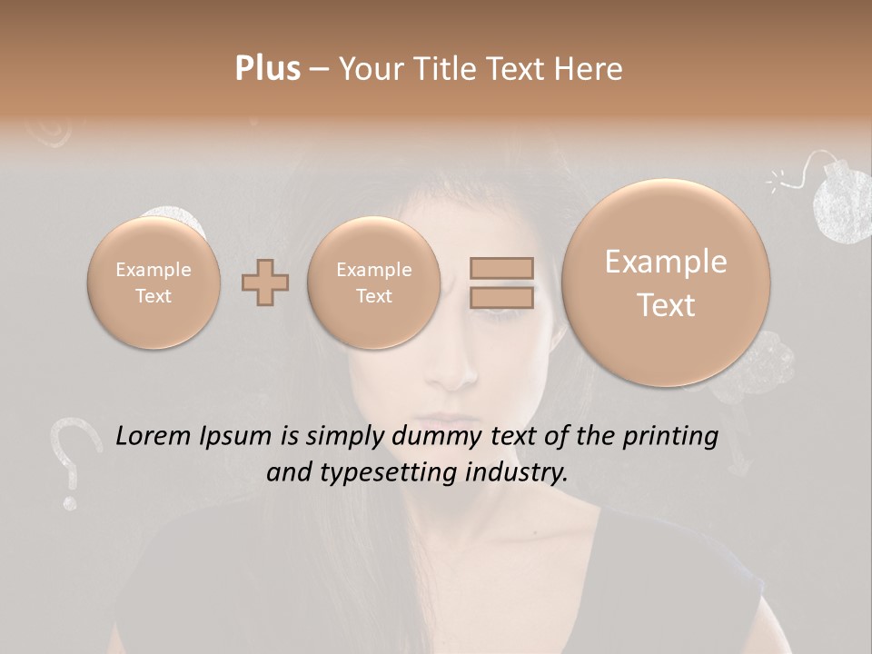 Stimmungsschwankungen Konflikt Weiblich PowerPoint Template