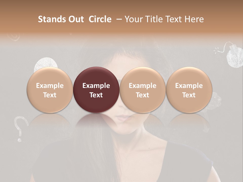 Stimmungsschwankungen Konflikt Weiblich PowerPoint Template