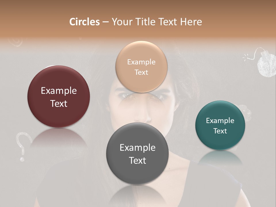 Stimmungsschwankungen Konflikt Weiblich PowerPoint Template