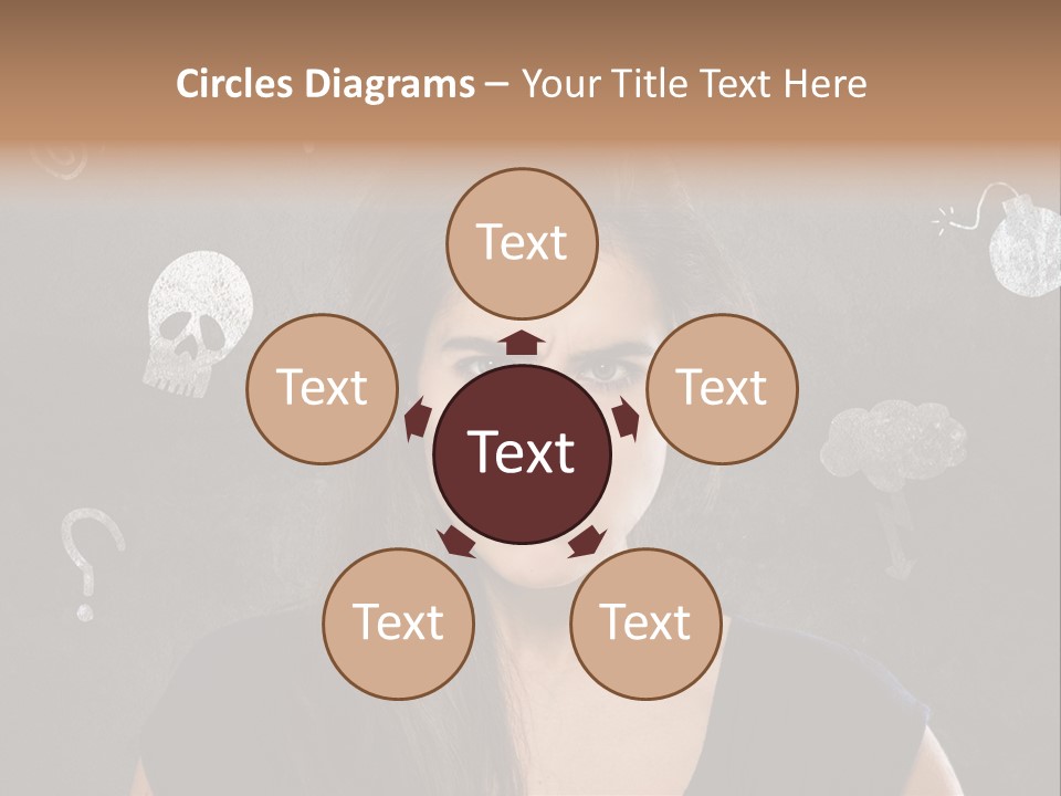 Stimmungsschwankungen Konflikt Weiblich PowerPoint Template
