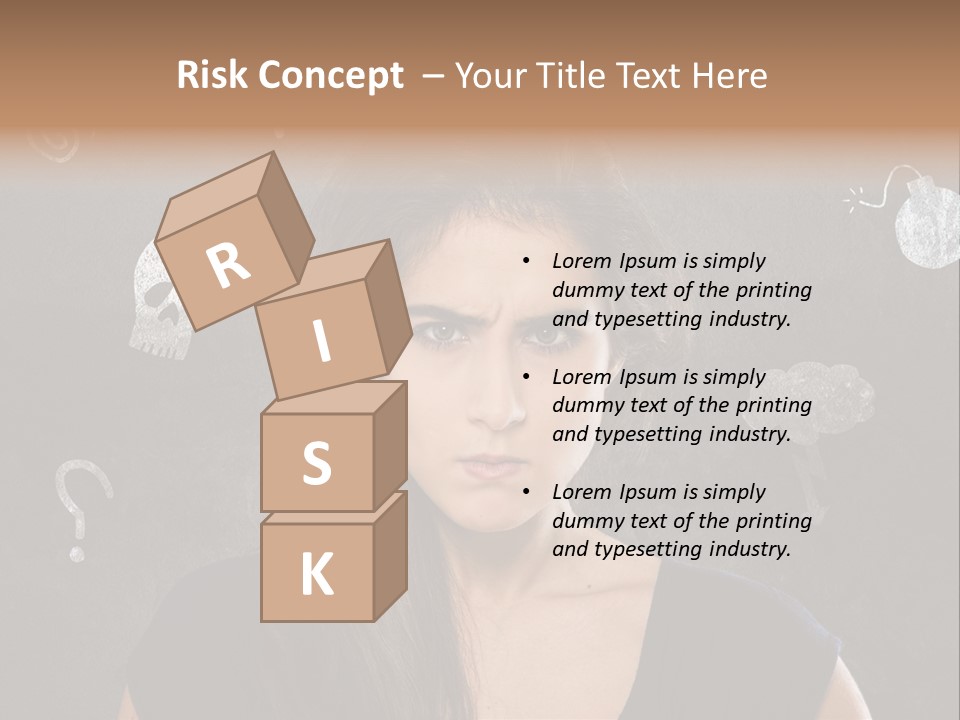 Stimmungsschwankungen Konflikt Weiblich PowerPoint Template