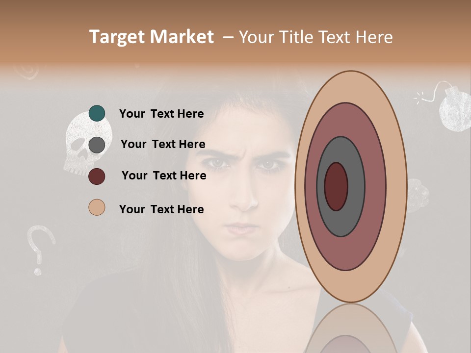Stimmungsschwankungen Konflikt Weiblich PowerPoint Template