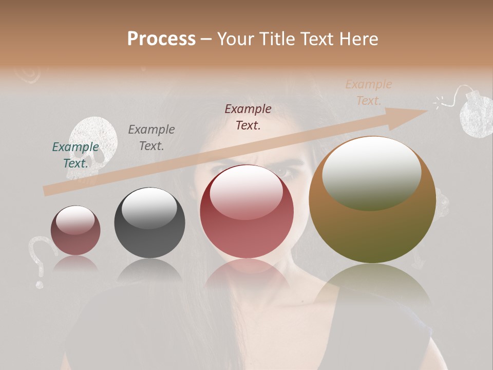 Stimmungsschwankungen Konflikt Weiblich PowerPoint Template