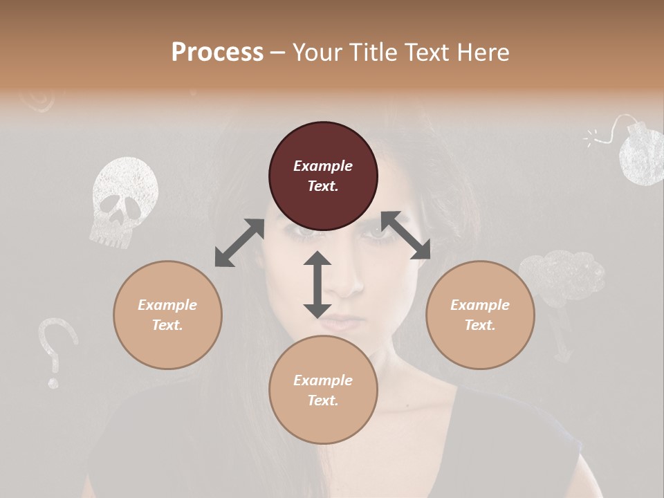 Stimmungsschwankungen Konflikt Weiblich PowerPoint Template