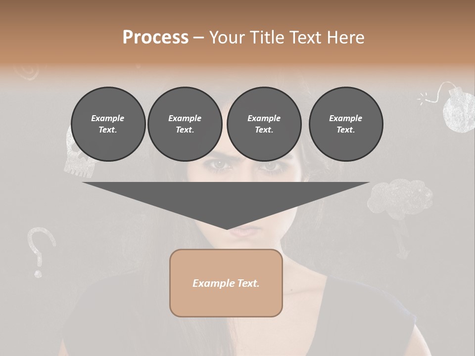 Stimmungsschwankungen Konflikt Weiblich PowerPoint Template