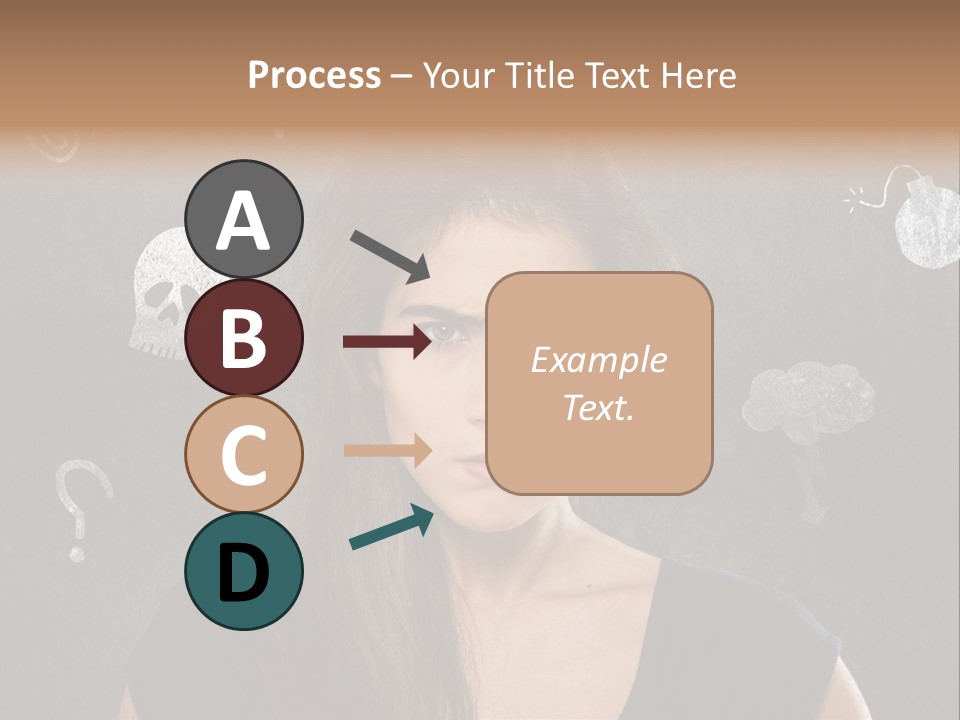 Stimmungsschwankungen Konflikt Weiblich PowerPoint Template