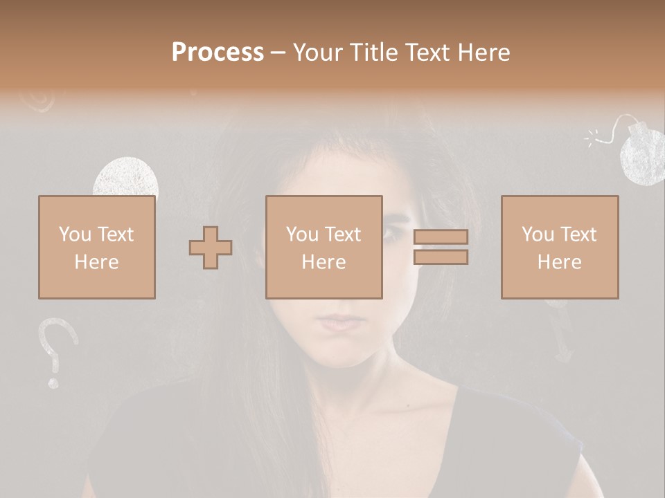 Stimmungsschwankungen Konflikt Weiblich PowerPoint Template