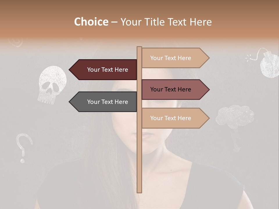 Stimmungsschwankungen Konflikt Weiblich PowerPoint Template