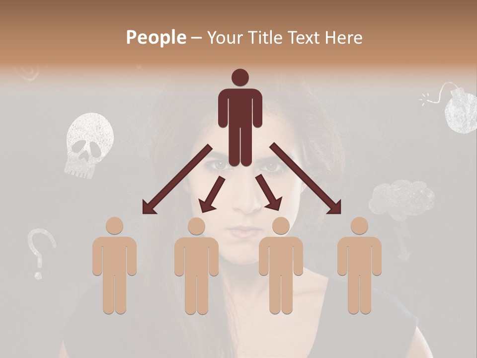 Stimmungsschwankungen Konflikt Weiblich PowerPoint Template