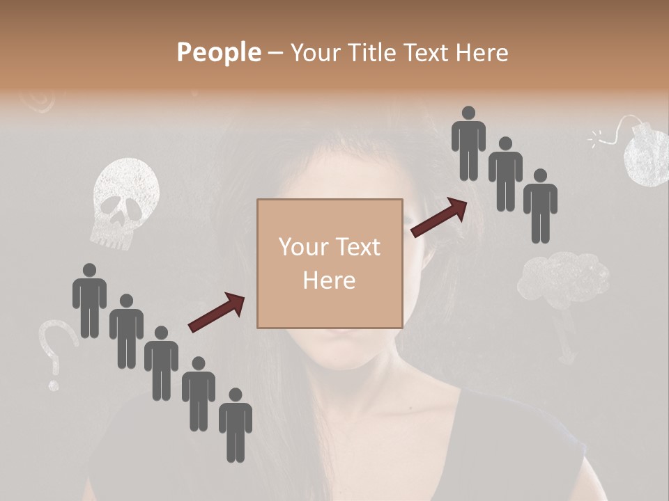 Stimmungsschwankungen Konflikt Weiblich PowerPoint Template