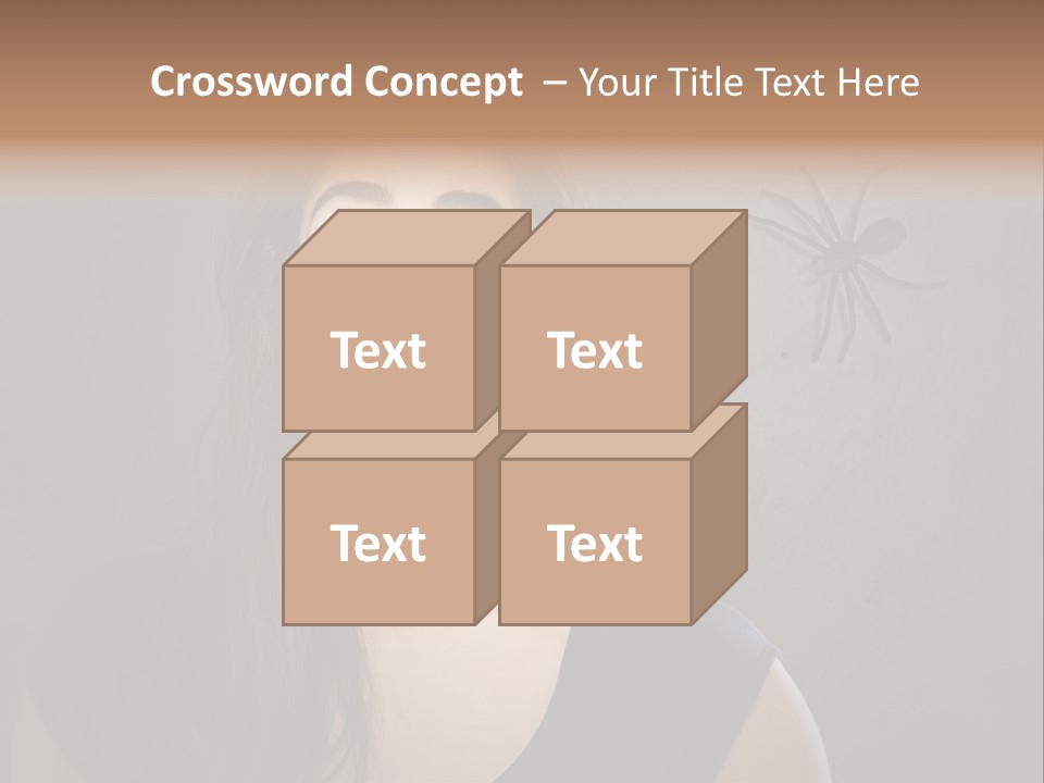 Kellerspinne Keller Angst PowerPoint Template