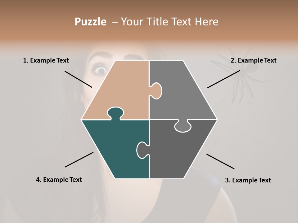 Kellerspinne Keller Angst PowerPoint Template