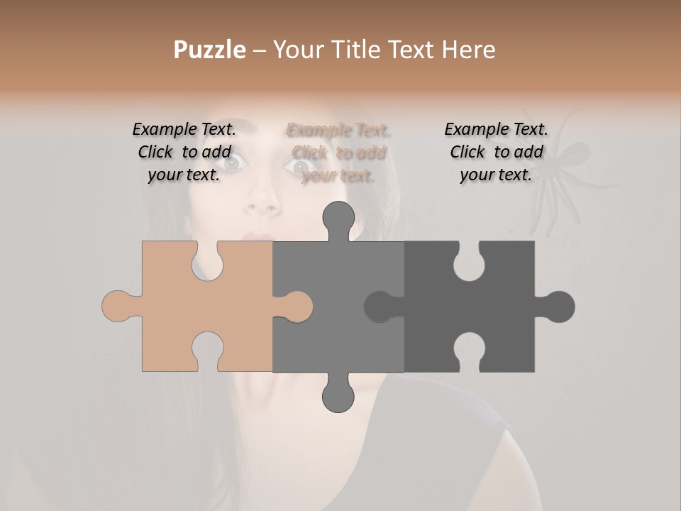 Kellerspinne Keller Angst PowerPoint Template