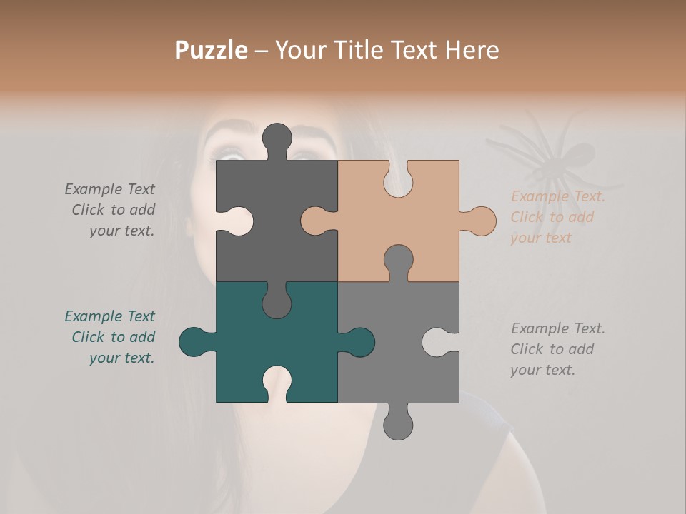 Kellerspinne Keller Angst PowerPoint Template