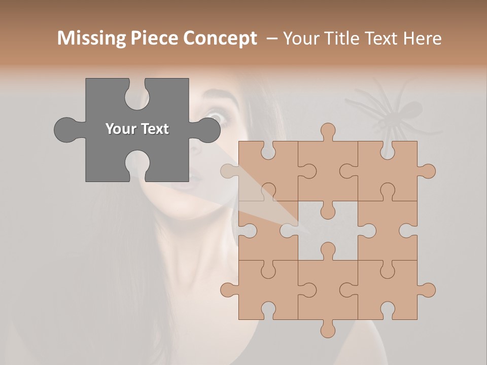 Kellerspinne Keller Angst PowerPoint Template