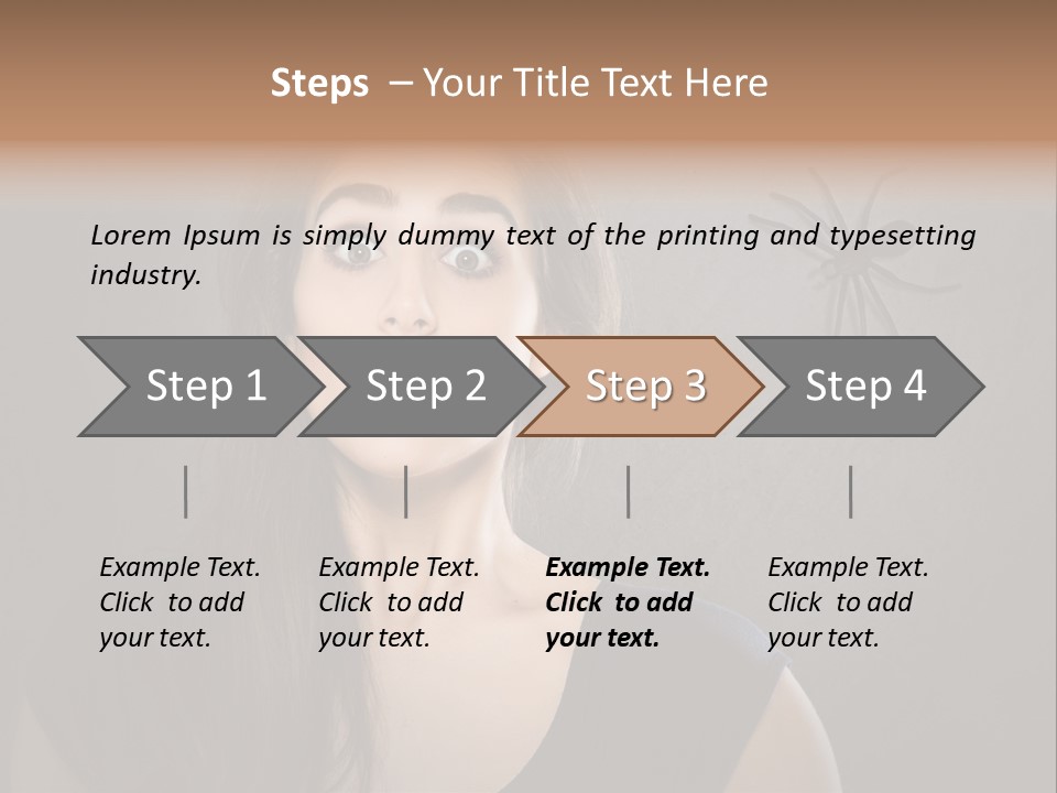 Kellerspinne Keller Angst PowerPoint Template